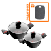 Набір із 2-х каструль Smart Fry Krauff 2.3л, 6.6л + ПОДАРУНКИ: кухонна дошка  - фото 1