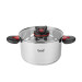 Каструля Prime Chef Krauff 4,7 л зі скляною кришкою, Ø22 см + ПОДАРУНКИ: лопатка, ополоник та картоплем’ялка - фото 4