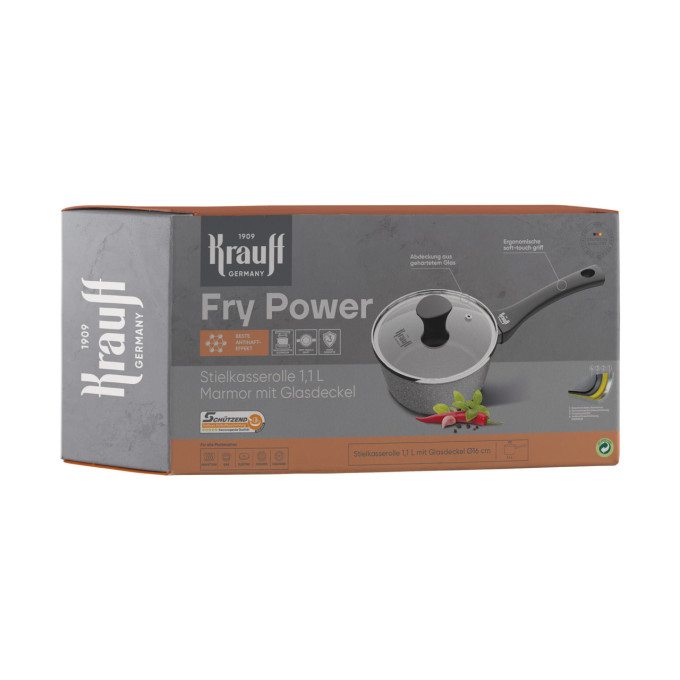 Набір каструль Fry Power + ПОДАРУНОК: Сковорода для млинців 24 см Munchen