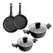 Каструля з кришкою Smart Fry 2,3л, 6,6л та Сковорода універсальна 26,28 см Berlin + ПОДАРУНКИ: Тертка 4-стороння - фото 2