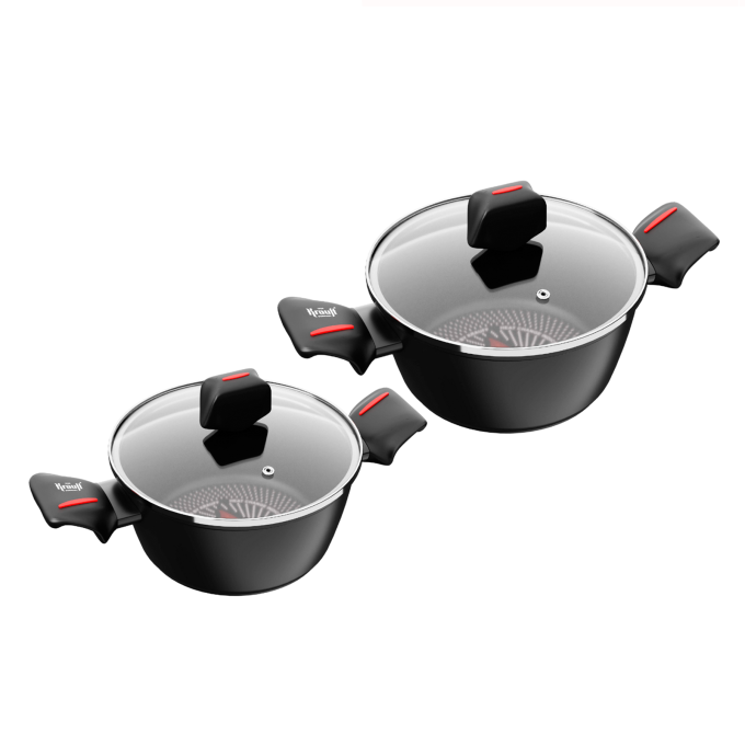 Каструля з кришкою Smart Fry 2,3л, 6,6л + ПОДАРУНКИ: Френч-прес Krauff 1 л