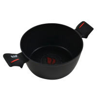 Каструля Smart Fry Krauff 6,6л зі скляною кришкою +ПОДАРУНОК: лопатка, ополоник та картоплемялка Каструля Smart Fry Krauff 6,6л зі скляною кришкою +ПОДАРУНОК: лопатка, ополоник та картоплемялка
