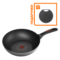 Сковорода Wok Krauff Smart Fry Ø28 см + ПОДАРУНОК: Дошка обробна