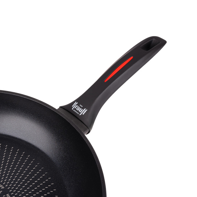 Набір сковорідок з індикатором нагріву Smart Fry Krauff ⌀24см та ⌀28см + ПОДАРУНОК: Дошка обробна