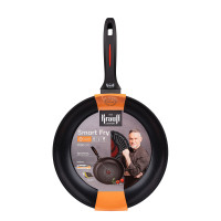 Набір сковорідок з індикатором нагріву Smart Fry Krauff ⌀24см та ⌀28см + ПОДАРУНОК: Дошка обробна