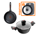 Набір сковорідки з каструлею Smart Fry + ПОДАРУНОК: Універсальна кришка та набір кухонних дощок  - фото 1
