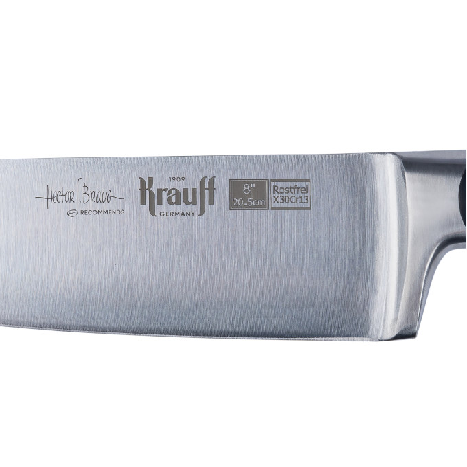 Набір із 5-ти ножів на підставці Prime Chef Krauff + ПОДАРУНОК: Точилка для ножів
