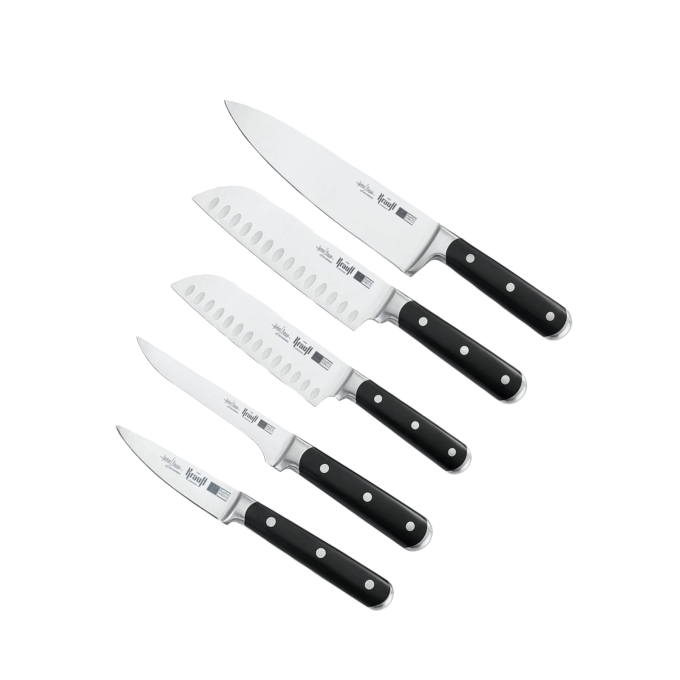Набір ножів Prime Chef Krauff та Ніж сантоку 17,5см + ПОДАРУНКИ: Френч-пресc та точило для ножів