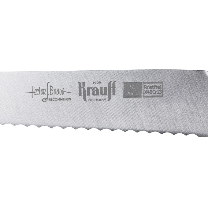 Набір ножів на підставці Prime Chef Krauff + ПОДАРУНКИ: Точило для ножів та кухонна дошка