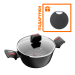Каструля Smart Fry 4,3 л +ПОДАРУНОК: Дошка кухонна - фото 8