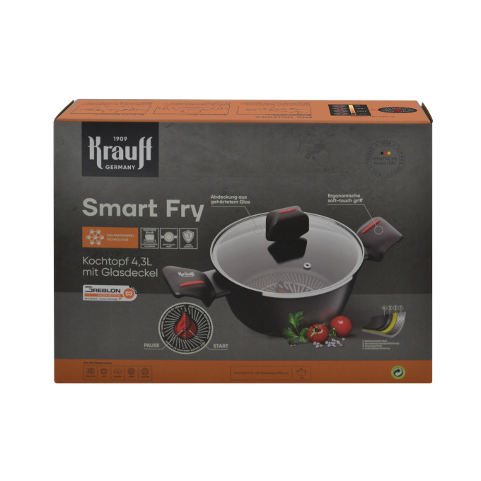 Каструля Smart Fry 4,3 л +ПОДАРУНОК: Дошка кухонна