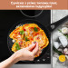 Набір сковорідок Krauff Hamburg та сковорідка для млинців + ПОДАРУНКИ: кухонна дошка та щипці - фото 7