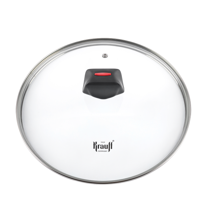 Набір сковорідок Krauff Smart Fry 24 см 26 см та скляні контейнери ArtGlass + ПОДАРУНОК: Скляна кришка