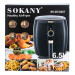 Аерогриль-фрітюрниця Sokany на 6.5 літрів 1300 Вт чорна SK8027 - фото 7