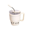 Термокухоль Coffee & Tea з трубочкою бежева HP-14-23BE