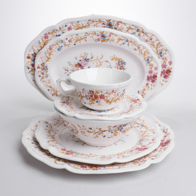 Столовый сервиз фарфоровый Vintage 32 предмета на 6 персон Yiwu ALS-32PCS