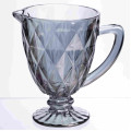 Кухоль для напоїв Fractal скляний 1 літр HP-19-267 глечик для лимонаду прозорий