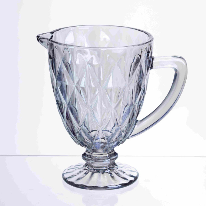 Глечик для напоїв Diamond Blue скляний 1 літр HP-19-273 глечик для лимонаду газонки лимонадник