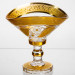 Цукерниця скляна Bogema Gold 15 см Yiwu HP-34-134  - фото 1
