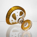 Цукерниця скляна Bogema Gold 15 см Yiwu HP-34-134 - фото 4