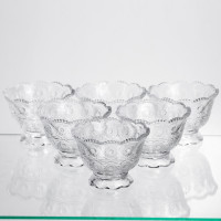 Набір креманок Crystal Daisy 6 штук по 200 мл Yiwu HP-34-74