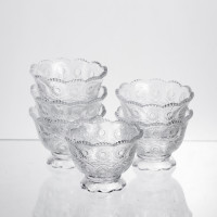 Набір креманок Crystal Daisy 6 штук по 200 мл Yiwu HP-34-74