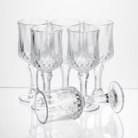 Набір чарок на ніжці Vintage Crystal для міцних напоїв 6 штук 50 мл Yiwu HP-34-75