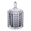 Цукерниця скляна з кришкою 16см ваза цукорниця кругла HP-4-105