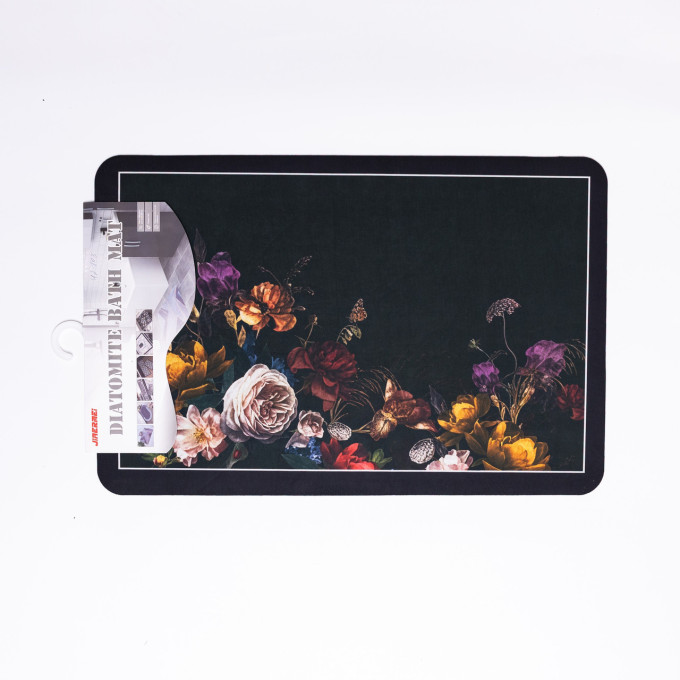 Коврик с 3D-принтом Flora 58*38 см диатомитовый Yiwu HP-42-103