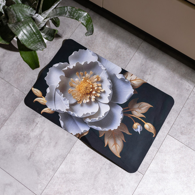Коврик с 3D-принтом Camellia 58*38 см диатомитовый Yiwu HP-42-104