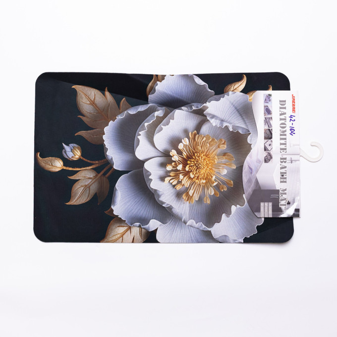Коврик с 3D-принтом Camellia 58*38 см диатомитовый Yiwu HP-42-104