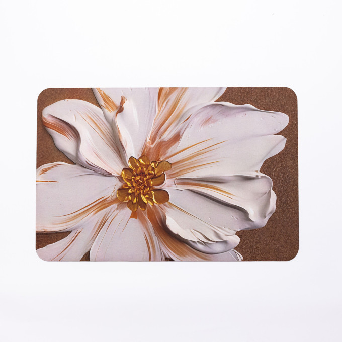 Коврик с 3D-принтом Impasto 58*38 см диатомитовый Yiwu HP-42-105