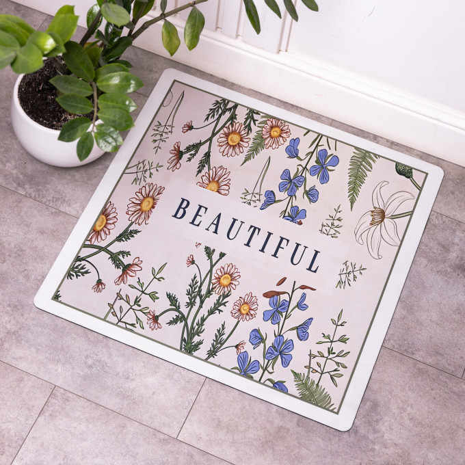 Килимок для ванної кімнати Beautiful 58*58 см діатомітовий HP-42-13