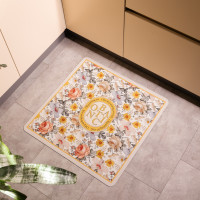 Килимок універсальний Wildflowers 58×58 см діатомітовий Yiwu HP-42-150