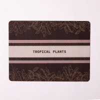 Килимок діатомітовий для сушіння посуду Tropical Plants 40*30 см Yiwu HP-42-199