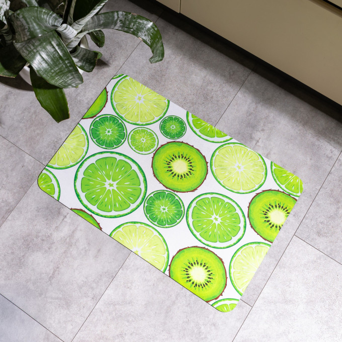 Коврик универсальный диатомитовый Citrusy 58*38 см прямоугольный Yiwu HP-42-212