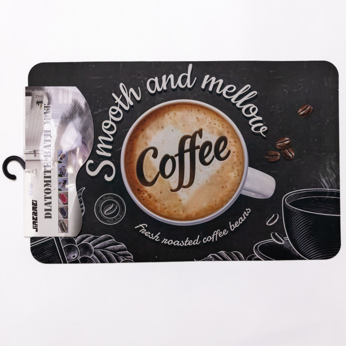 Килимок для кухні Smooth and mellow Coffee 58*38 см діатомітовий HP-42-45