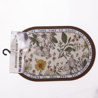 Килимок діатомітовий Floral Oval 58*38 см універсальний овальний HP-42-50