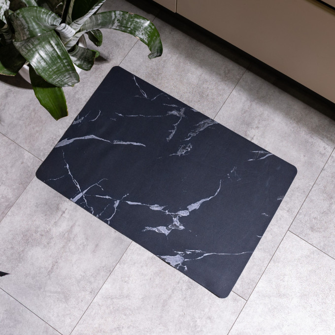 Коврик универсальный диатомитовый Slate 58*38 см прямоугольный Yiwu HP-42-71