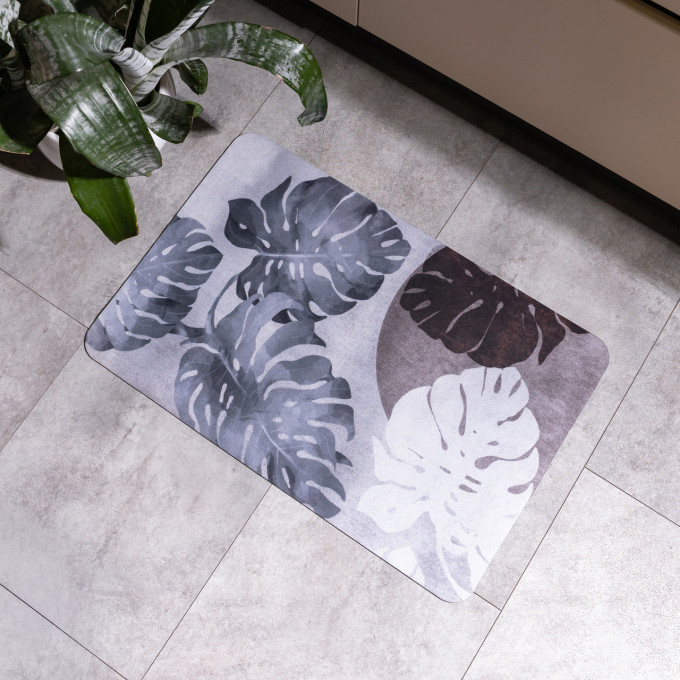 Коврик диатомитовый Monstera 58*38 см прямоугольный Yiwu HP-42-94