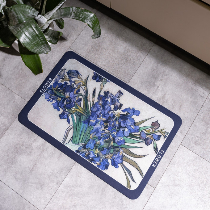Коврик диатомитовый Indigo 58*38 см прямоугольный Yiwu HP-42-98