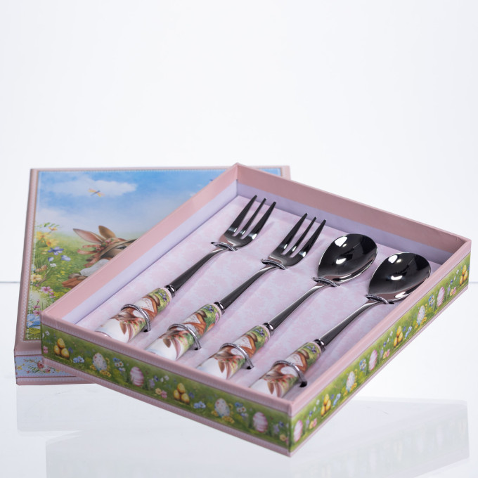 Набір столових приладів Rabbit Family 4 предмети на 2 особи HP-7323-12