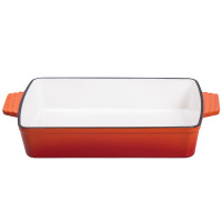 Форма для запікання чавунна 3 л, помаранчевий Yiwu HP-FLG-16 ORANGE Форма для запікання чавунна 3 л, помаранчевий Yiwu HP-FLG-16 ORANGE