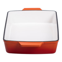 Форма для запікання чавунна 3 л, помаранчевий Yiwu HP-FLG-16 ORANGE Форма для запікання чавунна 3 л, помаранчевий Yiwu HP-FLG-16 ORANGE