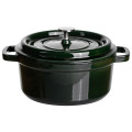 Кокотниця чавунна емальована 2,5 л, малахіт HP-FLG-9 green