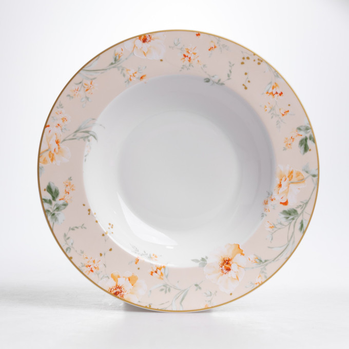 Столовый сервиз на 6 персон фарфоровый Jardine Yiwu HP-HK-A15