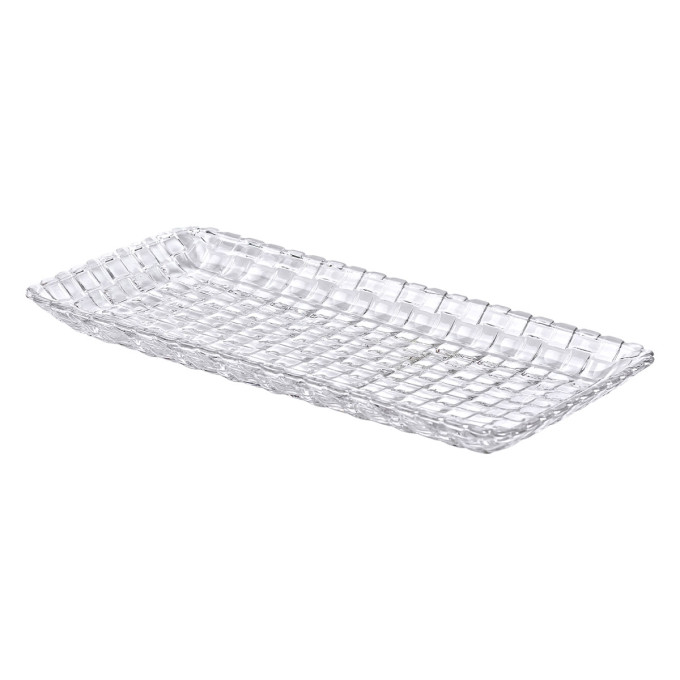 Страва для закусок скляна 25*12,5*1,5 см прямокутна HP-YH-33