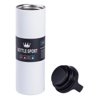 Термос металевий 500 мл Bottle Sport із вакуумною ізоляцією білий HPGM5009W