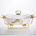 Мармитница фарфоровая для вторых блюд Margaret 1,5 л Yiwu YYSH1215  - фото 1